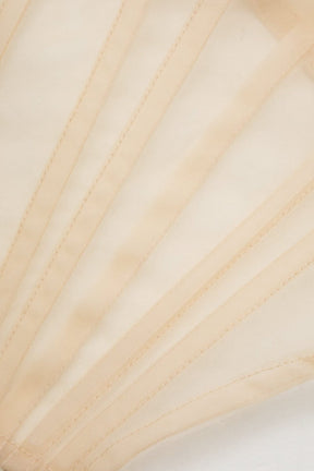 Corset tulle plissé tendance chic