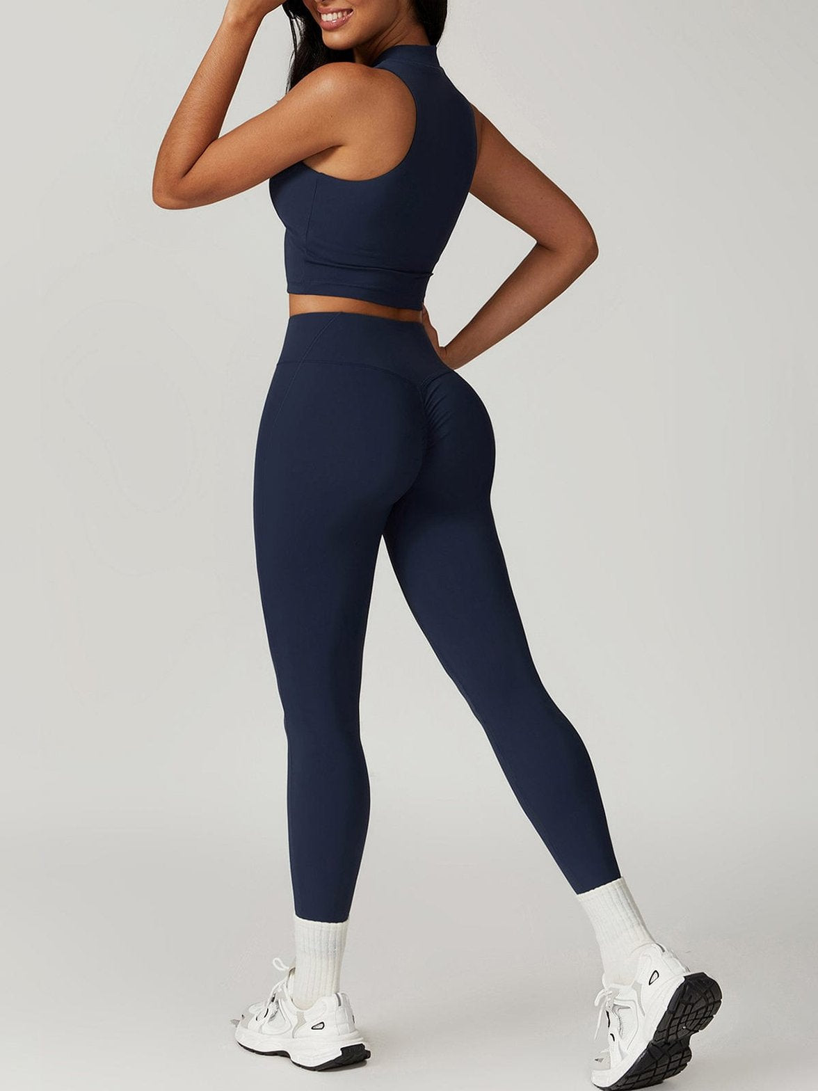 Top sport sans manches bleu marine cloud