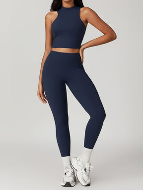 Top sport athleisure bleu marine crystal