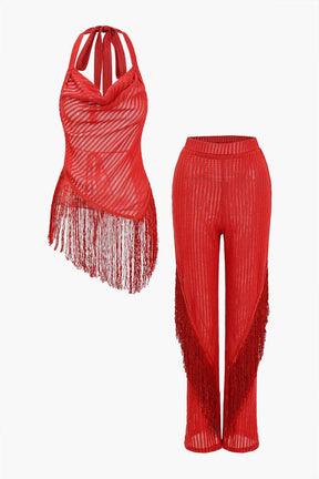 Tenue asymétrique kaki opale