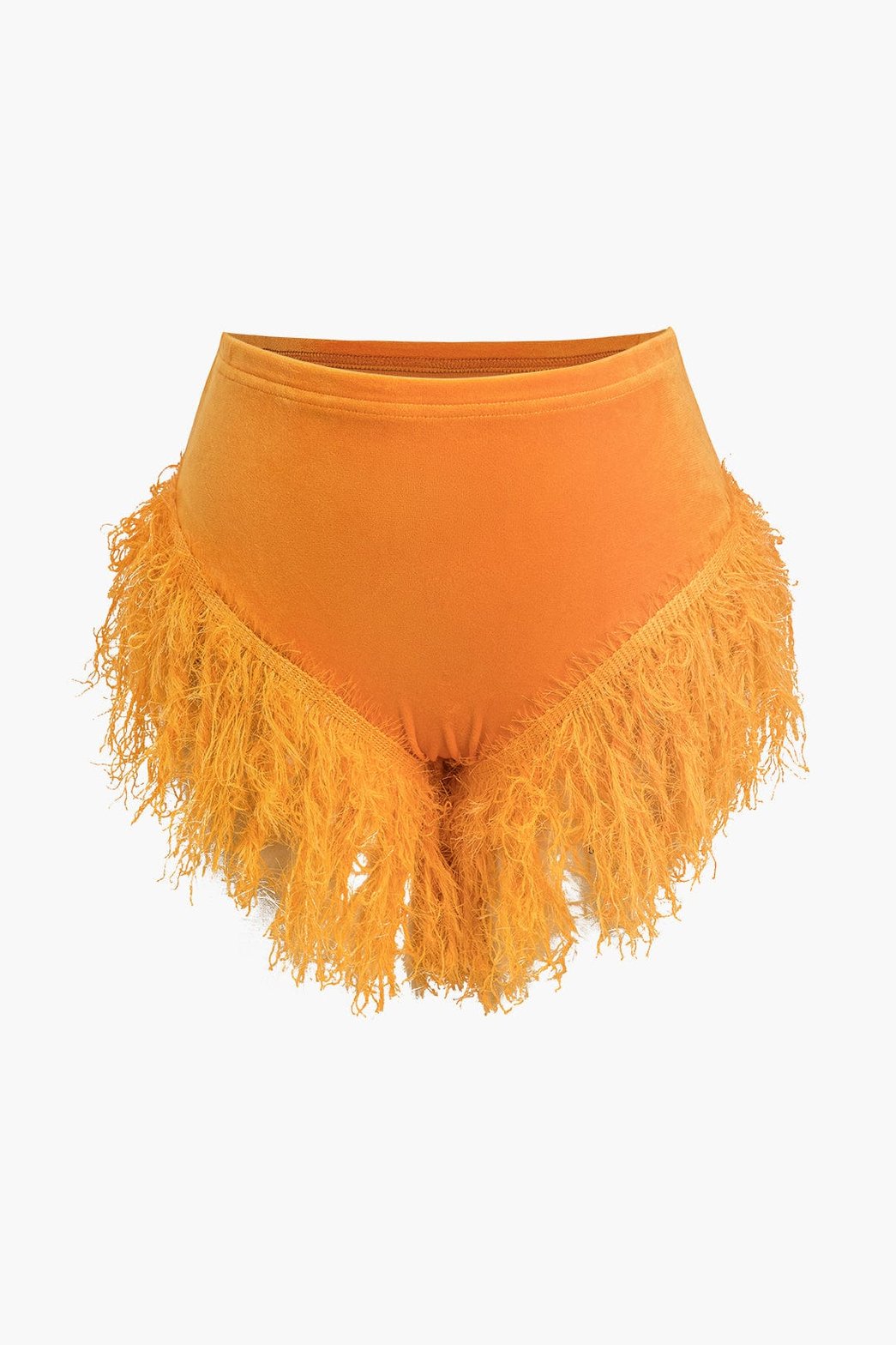 Ensemble asymétrique orange profil lune