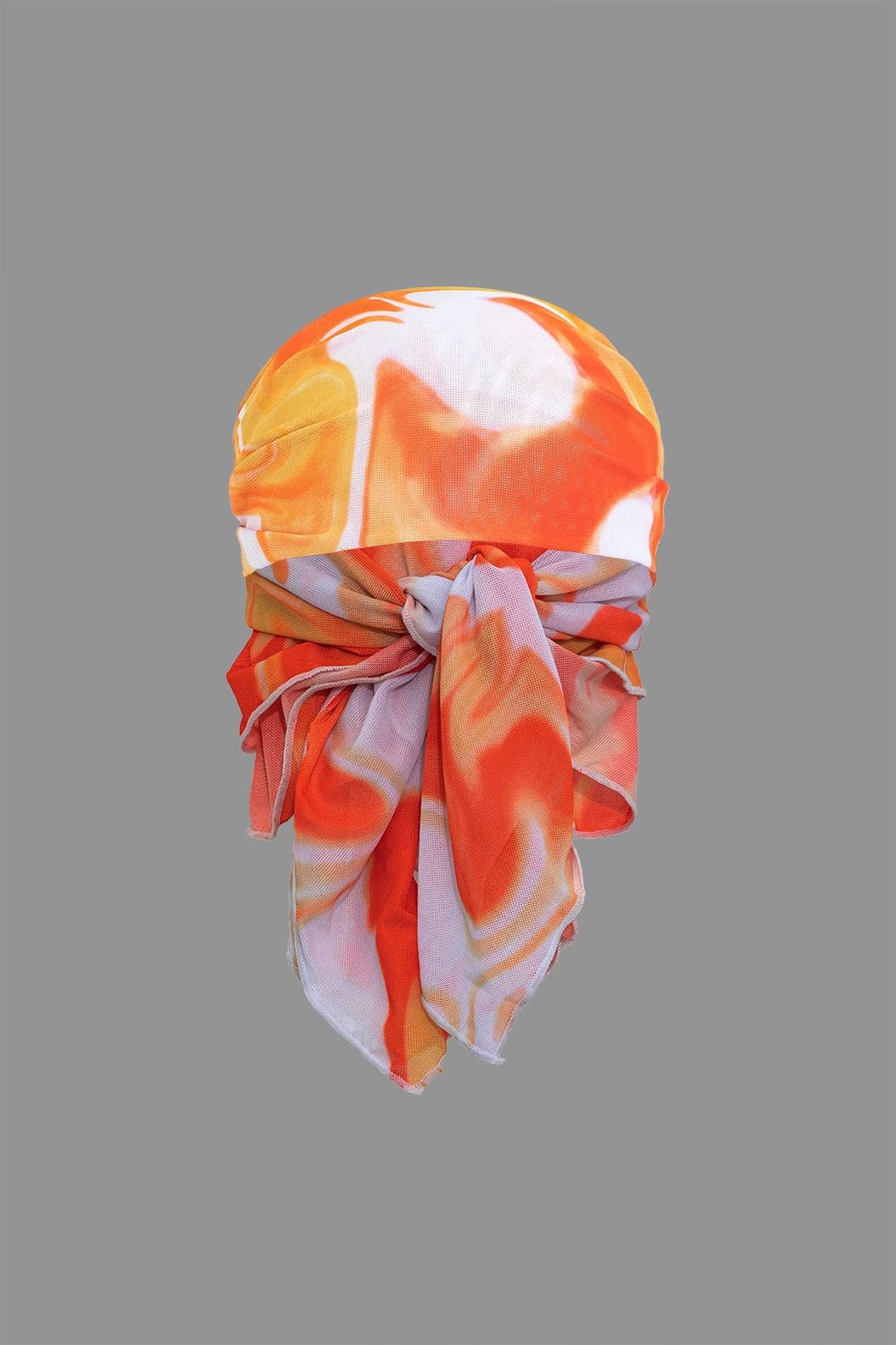 Ensemble bikini tie-dye orange vue ensemble coton