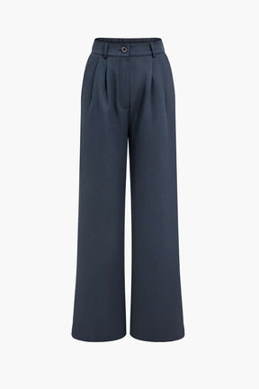 Ensemble veste courte et pantalon large cristal