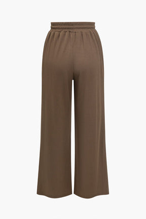 Ensemble Body et Pantalon Large Décontracté