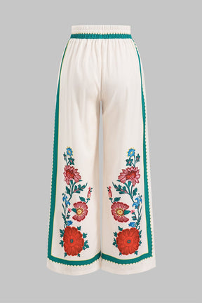 Détail nœud chemise fleurie rêve