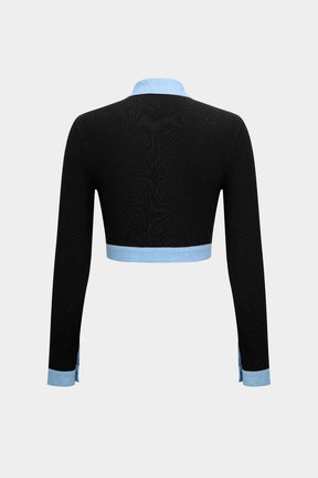 Tenue côtelée ajustée tendance