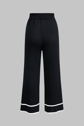 Ensemble tricot bicolore chic stellar