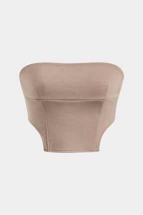 Ensemble bustier et pantalon large confort