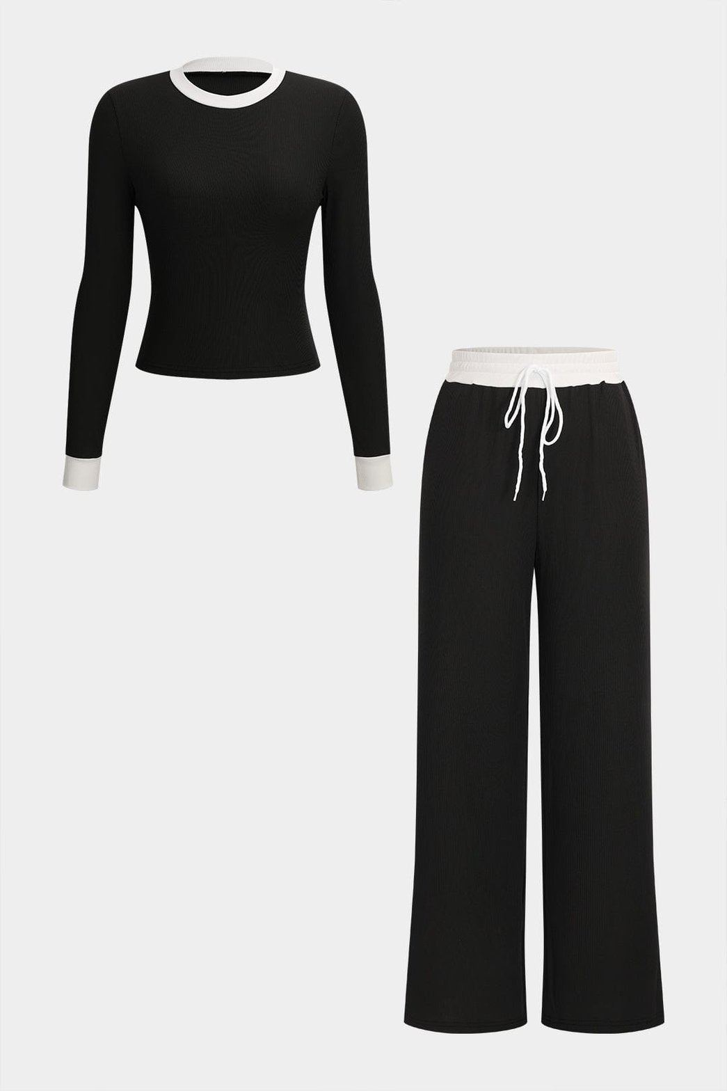 Ensemble noir et blanc élégant harmonie