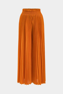 Détail des volants du top orange légèreté