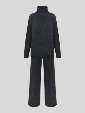 Ensemble col roulé tendance paisible
