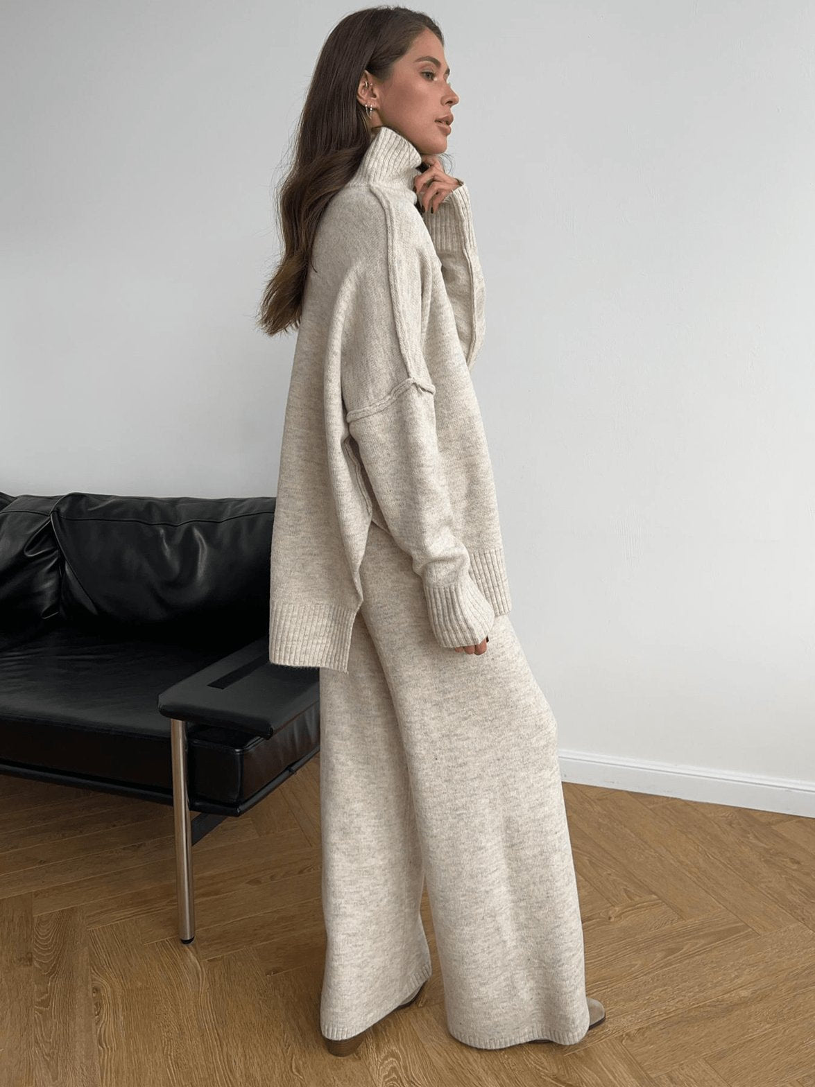 Ensemble tricot oversize paix