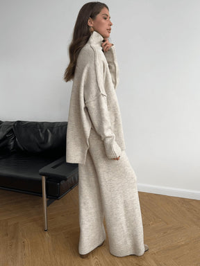 Ensemble tricot oversize paix