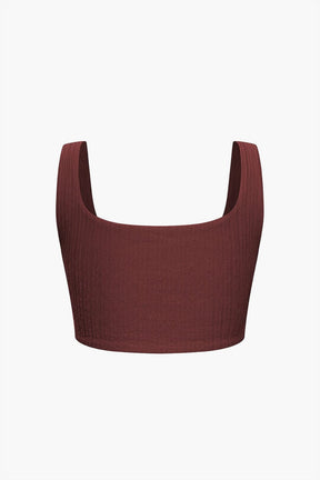 Ensemble Crop Top et Jupe Longue Drapée