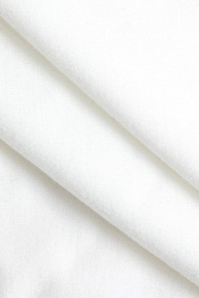 Ensemble crop top et jupe blanc vue portée sérénité
