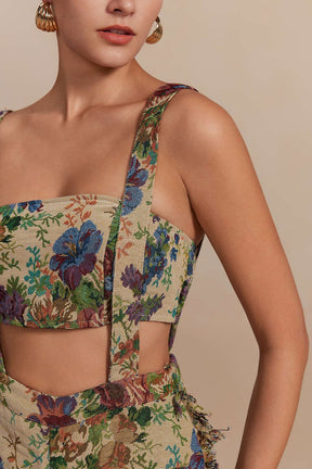 Ensemble fleuri printemps lune