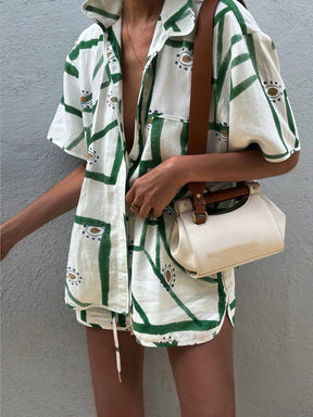Tenue estivale chemise et short vague