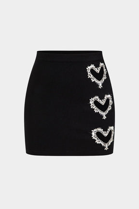 Ensemble deux pièces strass élégant
