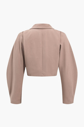Ensemble moderne pantalon palazzo et chemise cristal