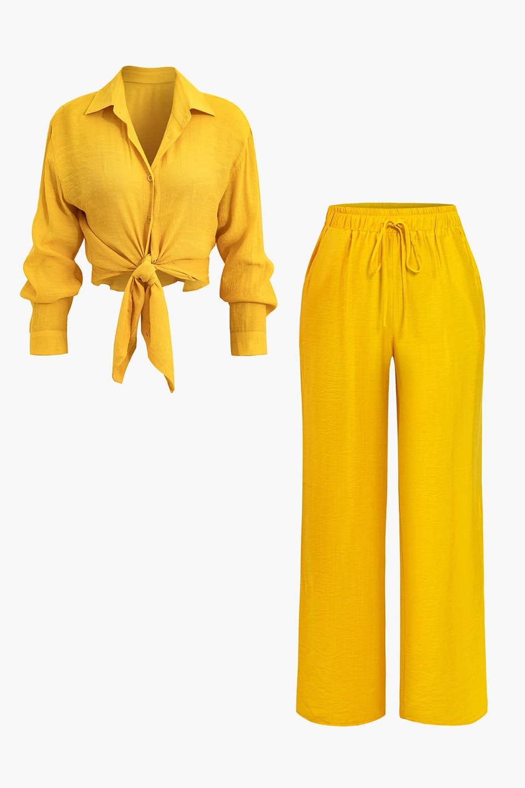 Ensemble jaune décontracté soleil