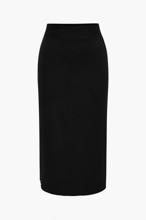 Ensemble tricot manches bouffantes allure