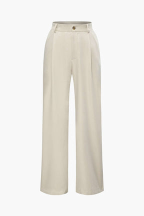 Tenue chic deux pièces crème nuage
