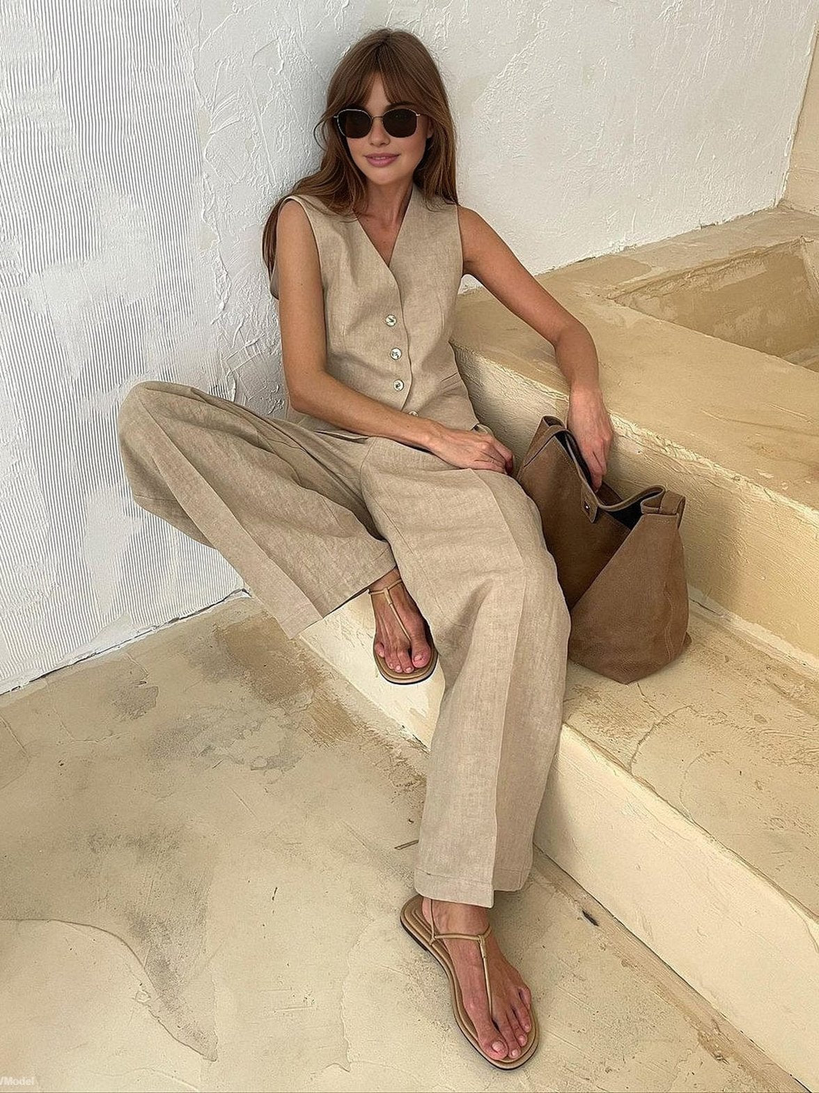 Tenue complète lin urbain liberté