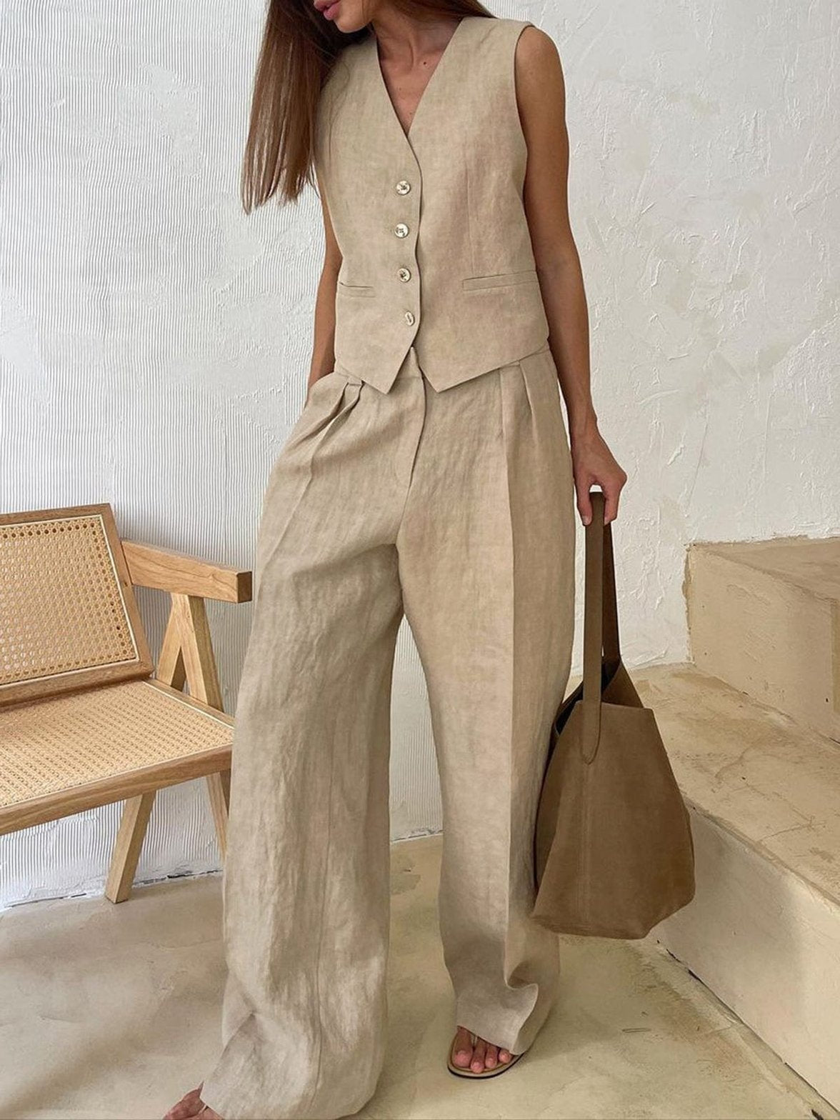 Ensemble lin style casual nature