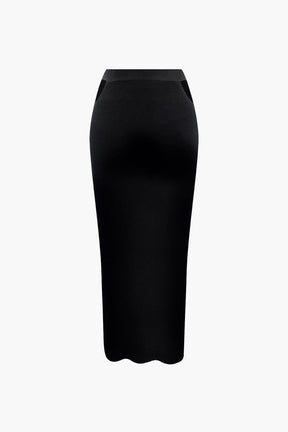 Ensemble deux pièces noir élégant chic