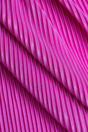 Vue d'ensemble plissé fuchsia vent