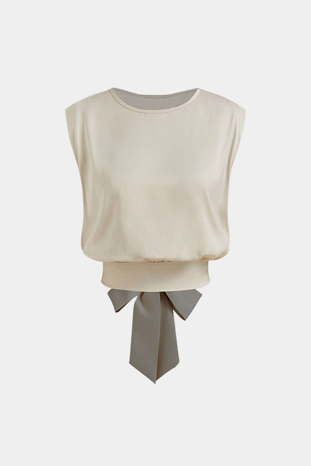 Jupe longue fluide beige sophistication
