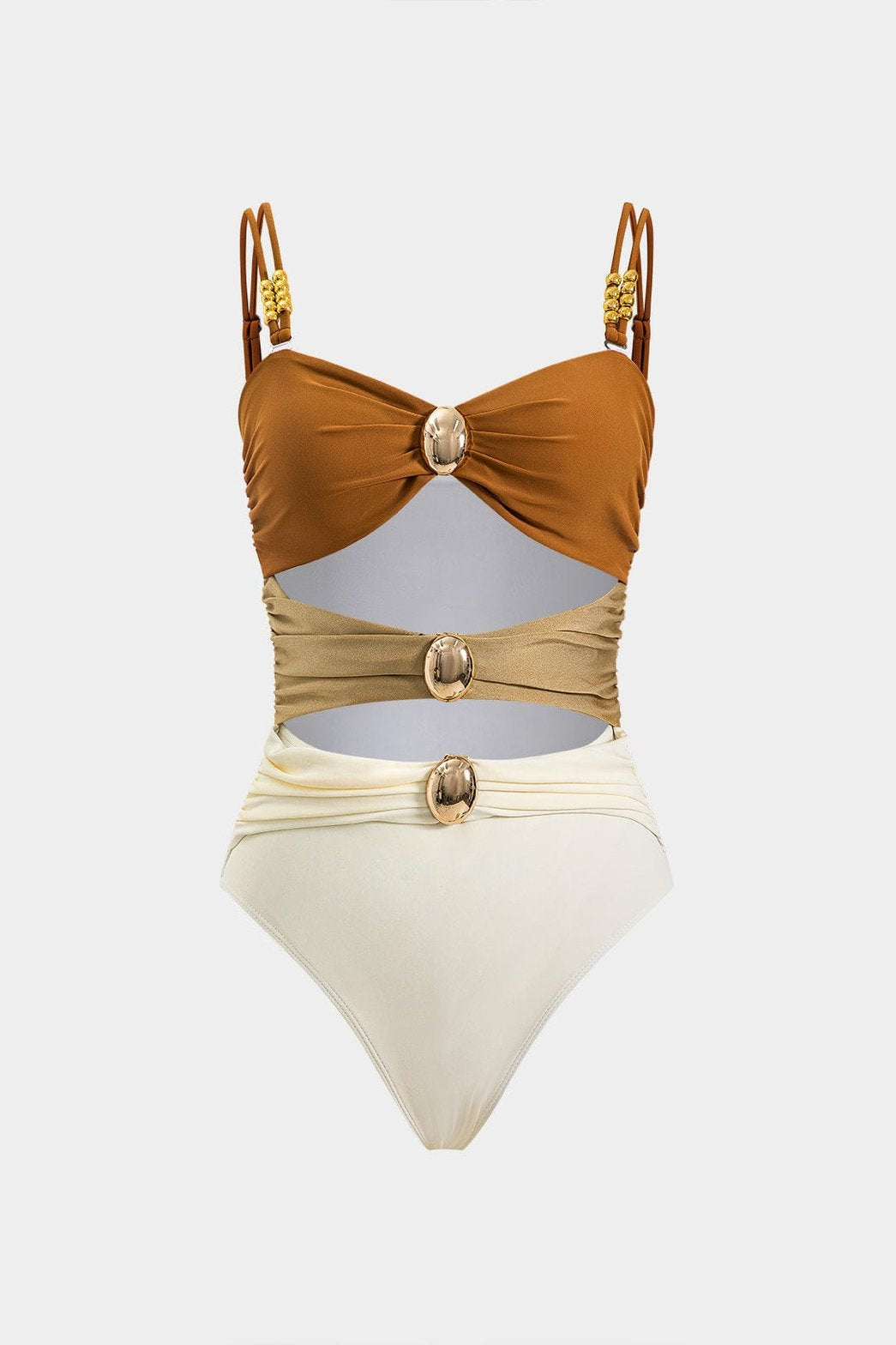 Vue de dos du maillot gainant élégant étoile