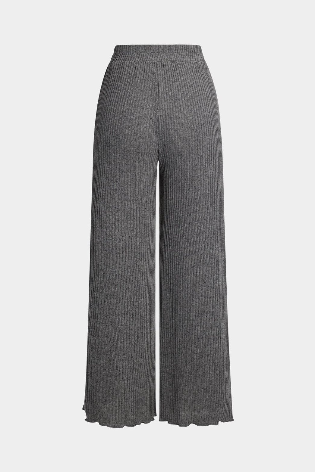 Ensemble plissé asymétrique gris vue ensemble lune