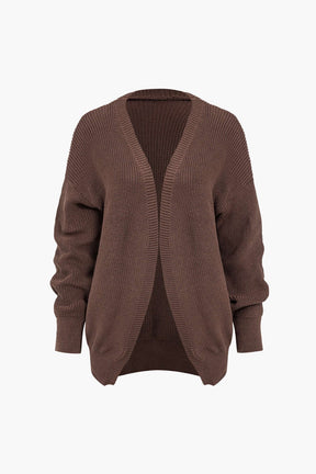Ensemble deux pièces maille marron style