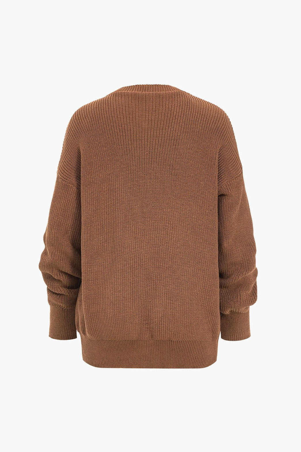 Ensemble Robe Côtelée et Cardigan en Maille