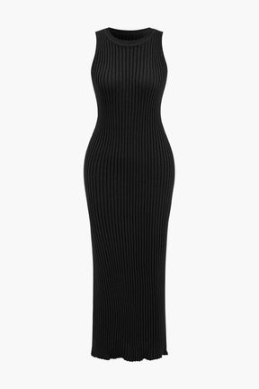 Ensemble Robe Côtelée et Cardigan en Maille