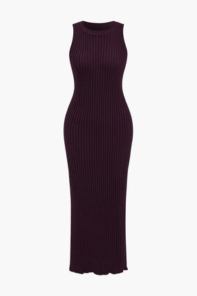 Ensemble Robe Côtelée et Cardigan en Maille