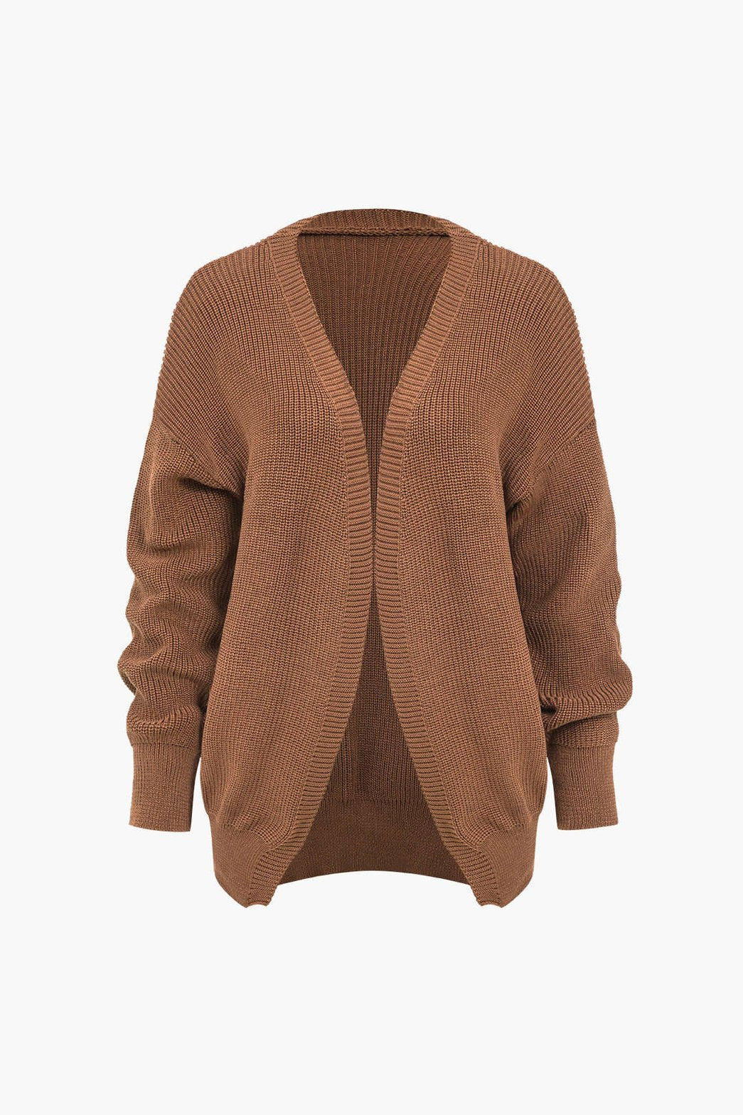 Ensemble Robe Côtelée et Cardigan en Maille