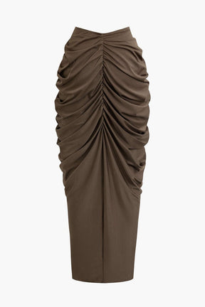 Ensemble Robe Longue Drapée