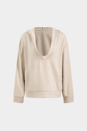 Ensemble robe longue et sweat casual chic