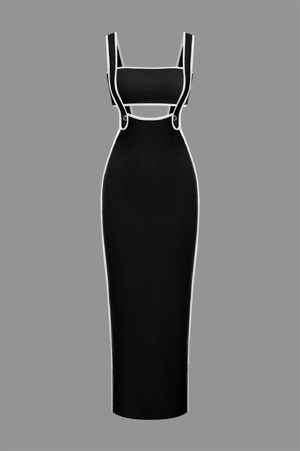 Ensemble Robe Longue Moulante à Bretelles