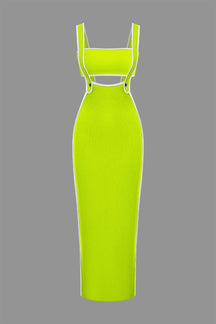 Ensemble Robe Longue Moulante à Bretelles