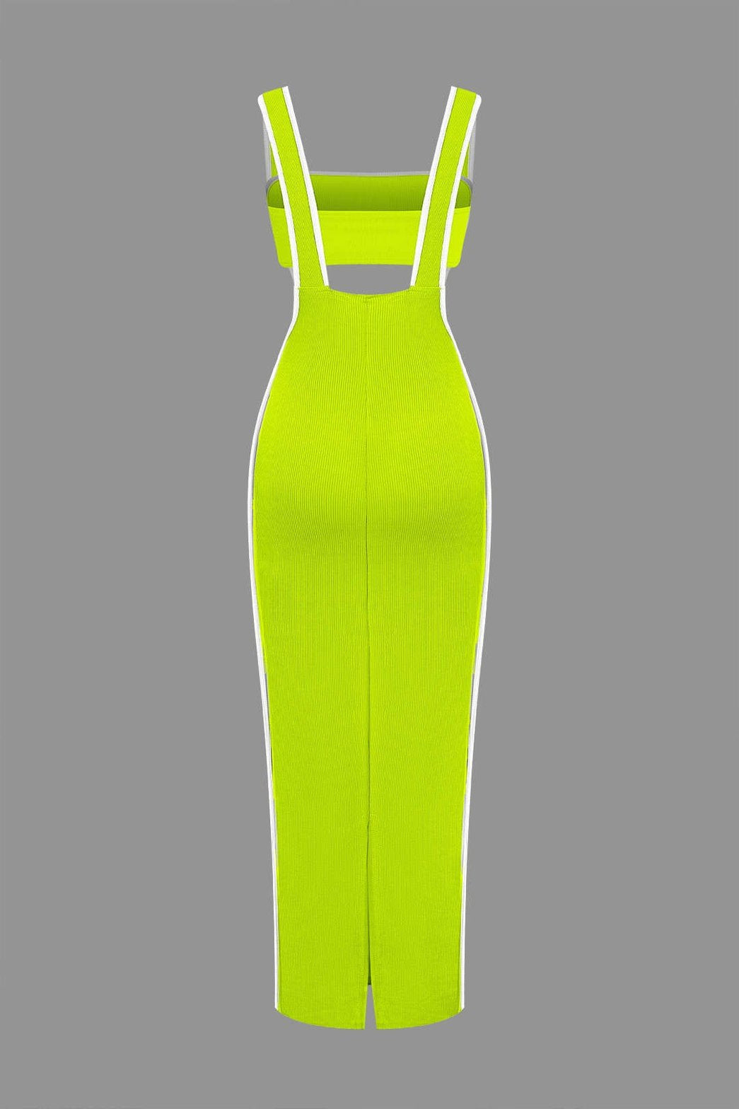 Ensemble Robe Longue Moulante à Bretelles