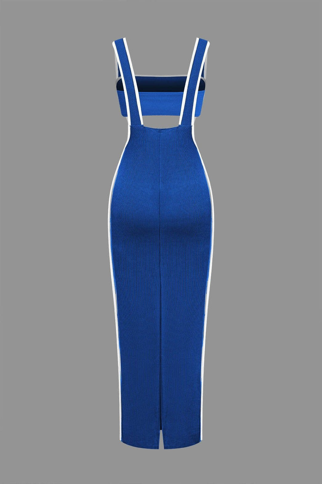 Ensemble Robe Longue Moulante à Bretelles