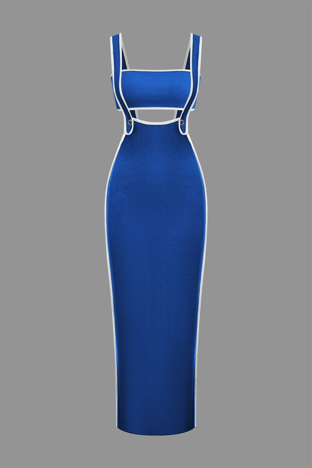 Ensemble Robe Longue Moulante à Bretelles