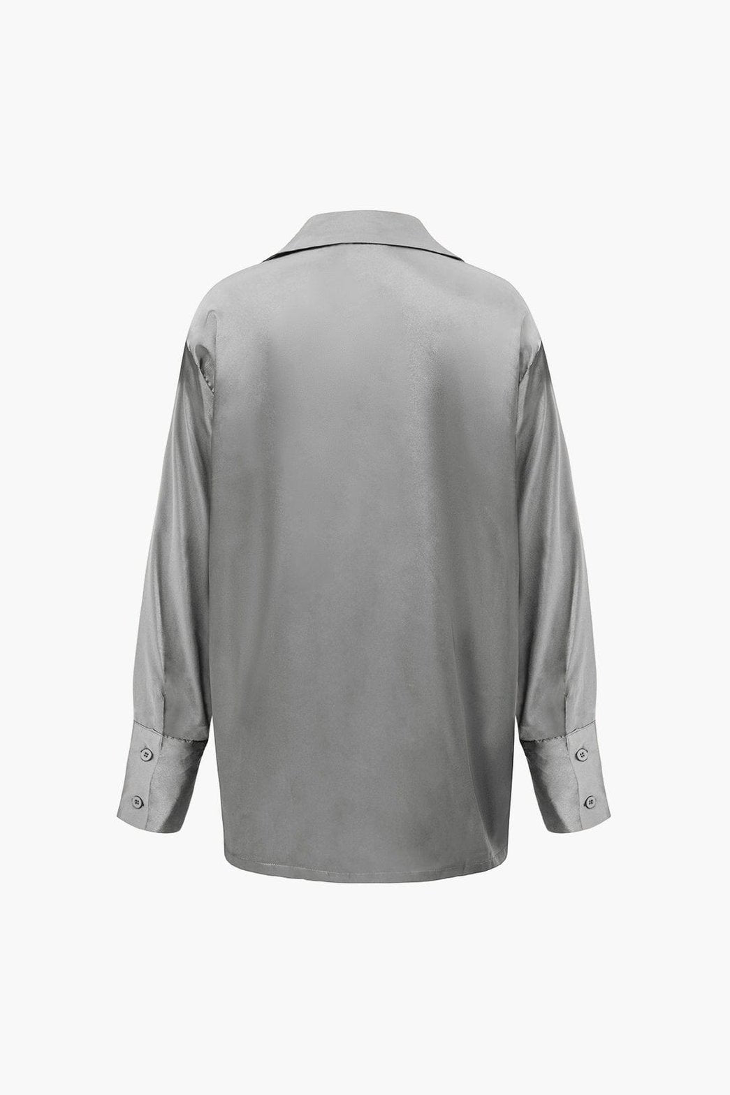 Ensemble Satiné Élégant Chemise et Pantalon Large