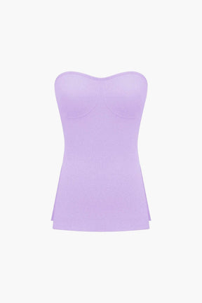 Ensemble Short Côtelé Basic Gris