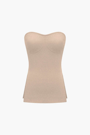 Ensemble Short Côtelé Basic Gris