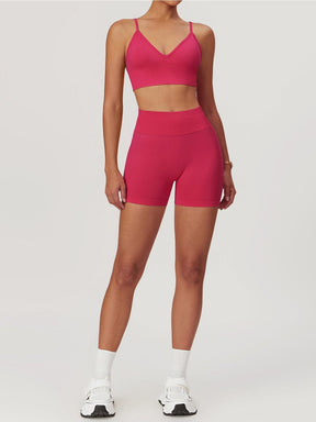 Détail brassière sport grise zen