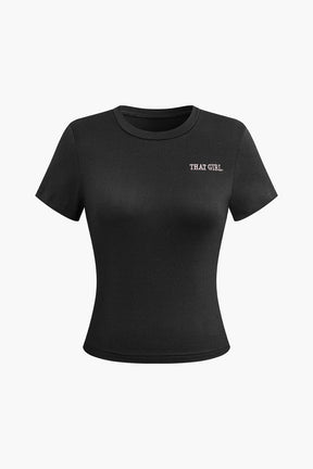 Ensemble Sport Chic T-shirt et Pantalon à Franges